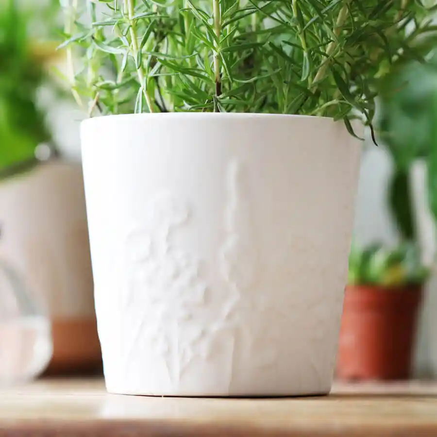 Ceramic Raised Wildflower Planter H12cm